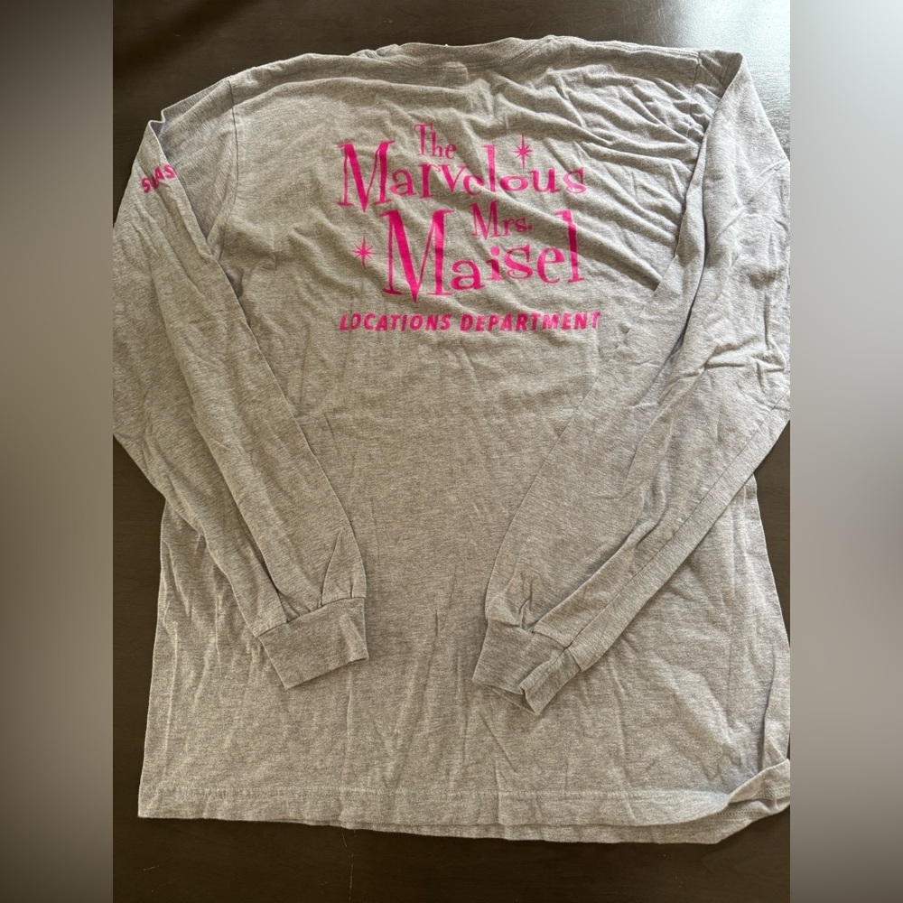 RARE MARVELOUS MRS MAISEL Women  Large Season 4 Cast & Crew Locations Department